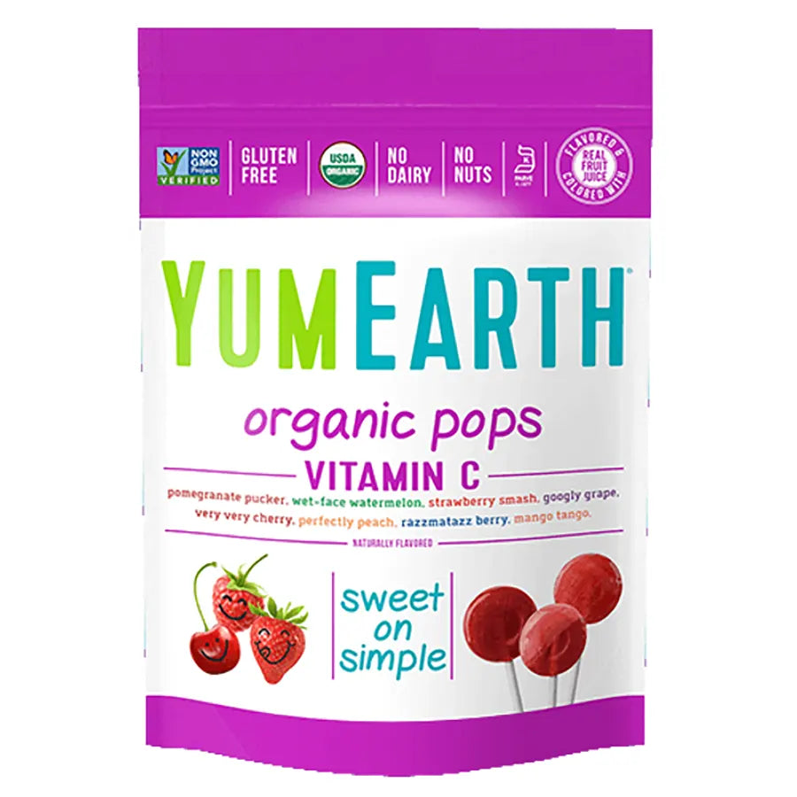 Yumearth Organic Vitamin C Lollipops 14pcs