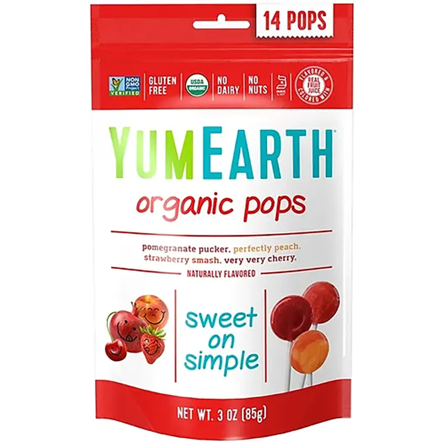 Yumearth Organic Assorted Lollipops 14pcs