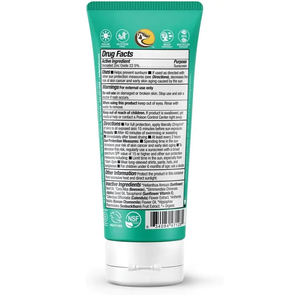 Badger Baby Sunscreen Cream 87ml  - SPF 30