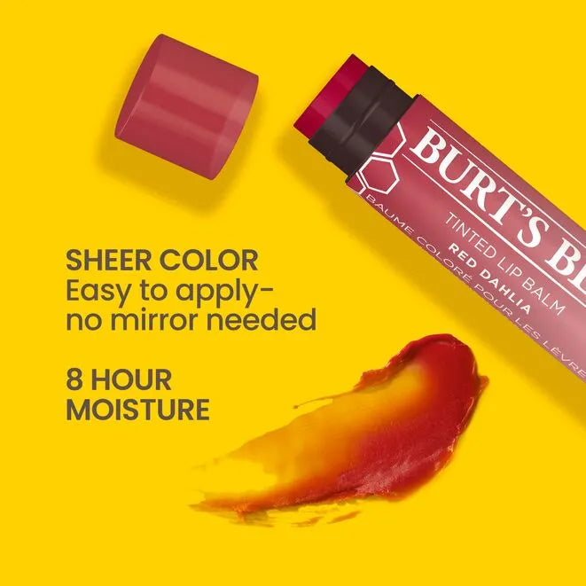 Burt's Bees Red Dahlia Tinted Lip Balm