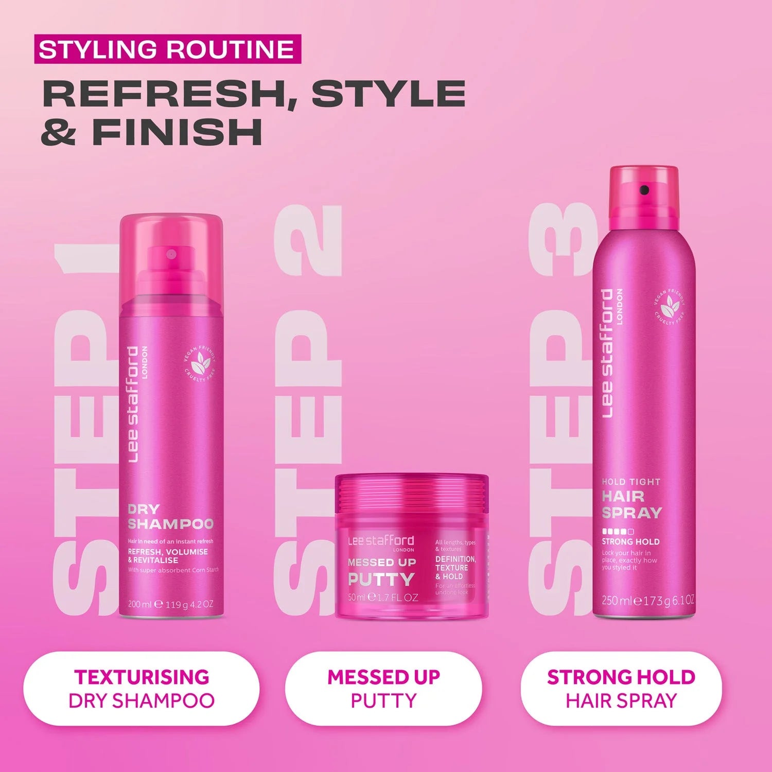 Lee Stafford Dry Shampoo 200ml
