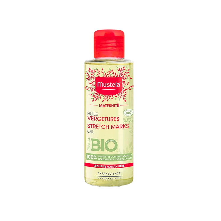 Mustela Certified Organic Stretch Marks Oil 105ml 3 in 1