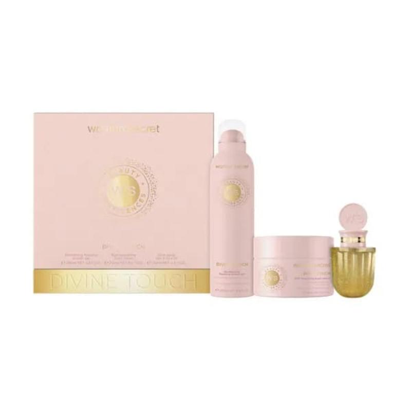 Women'secret Divine Touch 
 3 Set , Shower gel, Body cream & Oil