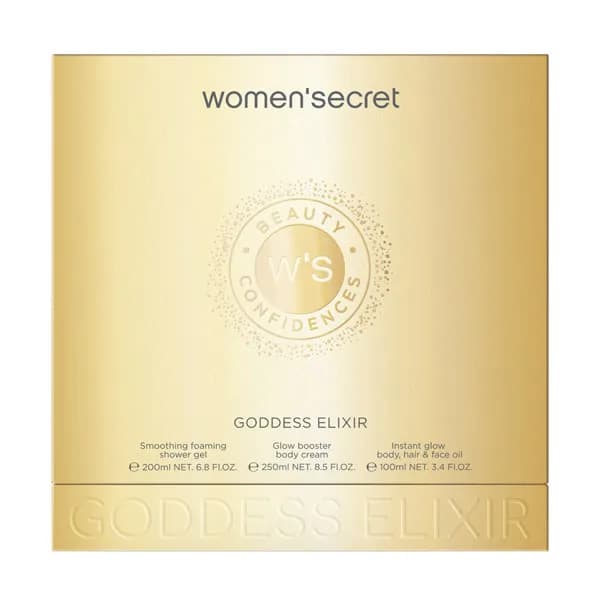 Women'secret Goddess Elixir Skincare Gift Set 3 for Radiance