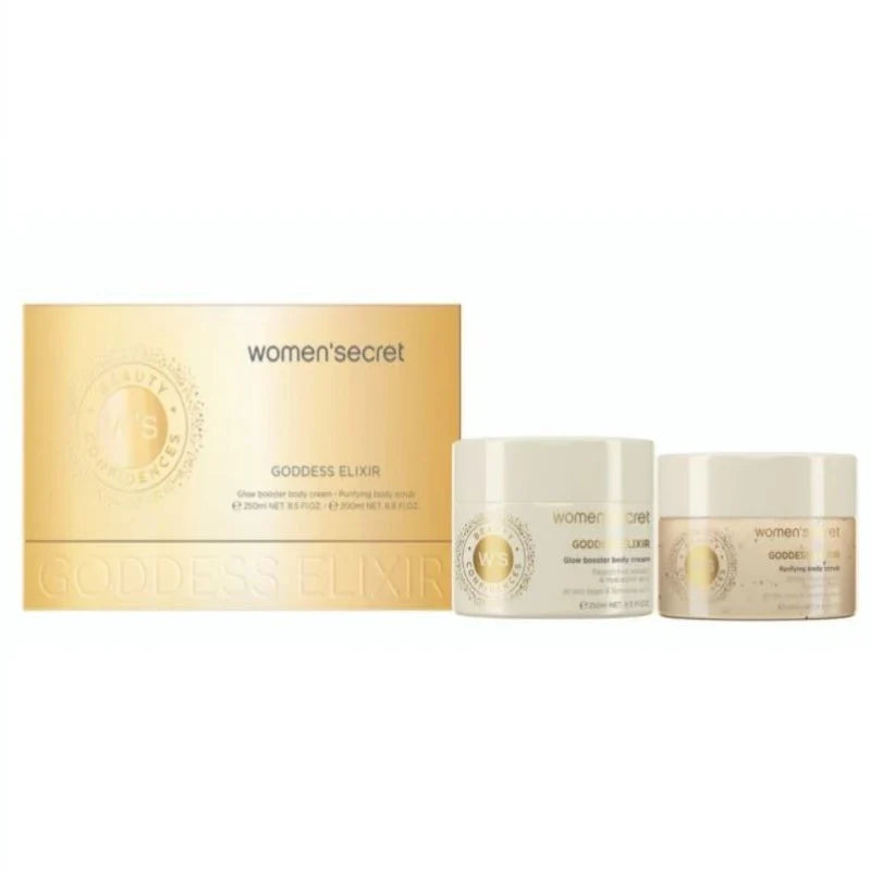 Women'secret Goddess Elixir 2 Set Body Cream & Body Scrub 