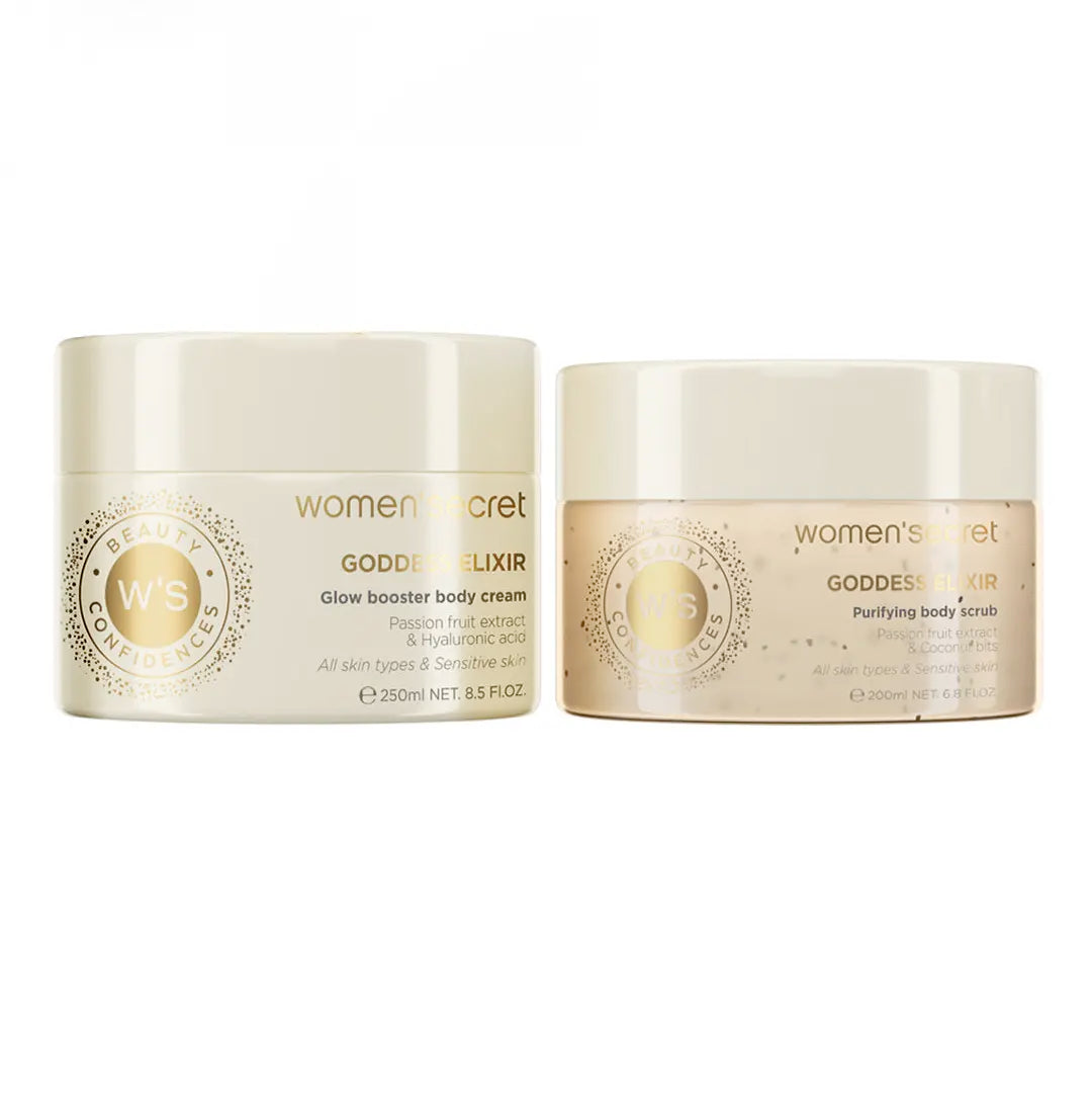 Women'secret Goddess Elixir 2 Set Body Cream & Body Scrub 
